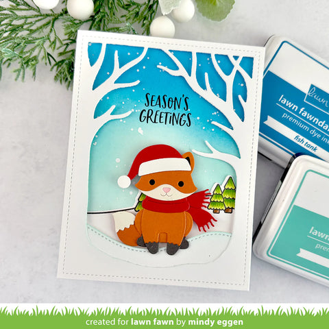 Lawn Fawn - Build-a-Critter Christmas Accessories