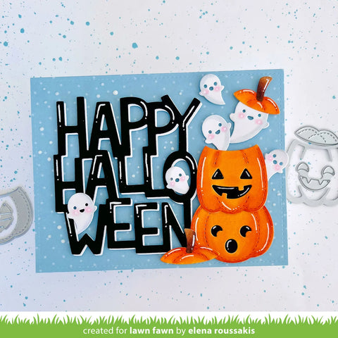 Lawn Fawn - Giant Happy Halloween: Portrait Die