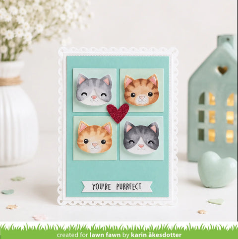 Lawn Fawn - Build-a-Cat Dies