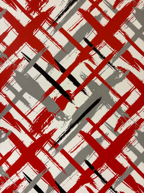 12"x 12" Paint Plaid Single-Sided Paper