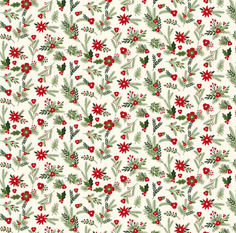 Carta Bella - 12"x 12" Festive Florals (Christmas Delivery) Double-Sided Paper