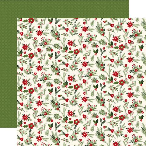 Carta Bella - 12"x 12" Festive Florals (Christmas Delivery) Double-Sided Paper