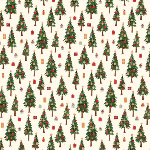 Carta Bella - 12"x 12" Merry Trees (Hello Christmas) Double-Sided Paper