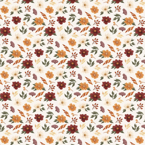 Carta Bella - 12"x 12" Fall Floral Picks (Here Comes Autumn) Double-Sided Paper
