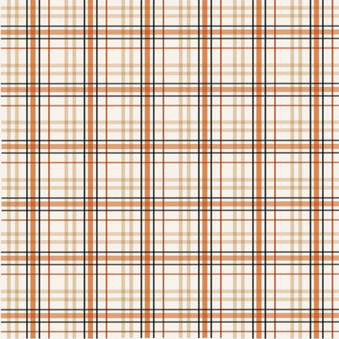 Carta Bella - 12"x 12" Halloween Plaid (Handmade Halloween) Double-Sided Paper