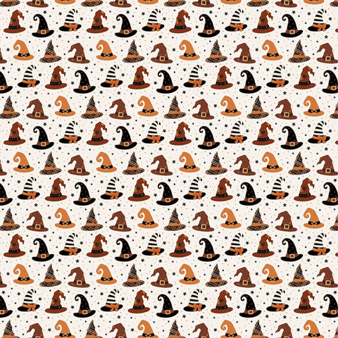 Carta Bella - 12"x 12" Witch Halloween Hat (Handmade Halloween) Double-Sided Paper