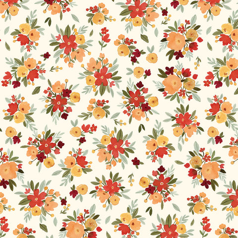 Carta Bella - 12"x 12" Fall Floral (Hello Autumn) Double-Sided Paper