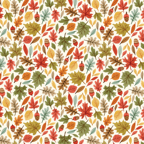 Carta Bella - 12"x 12" Leaves (Hello Autumn) Double-Sided Paper