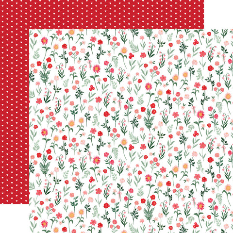 Carta Bella - 12'x 12" Valentine Blooms (My Valentine) Double-Sided Paper