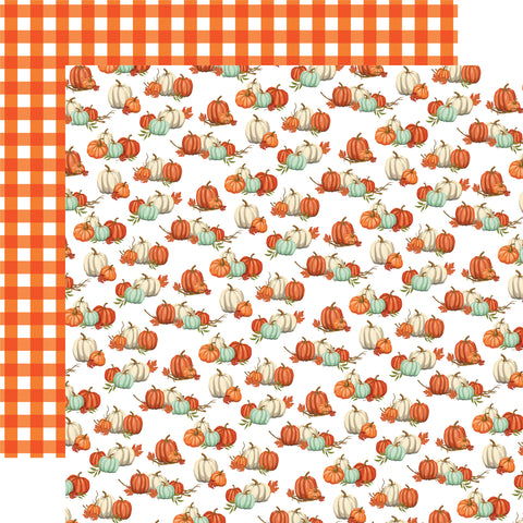 Carta Bella - 12"x 12" Pumpkin Patch Picks (Welcome Autumn) Double-Sided Paper