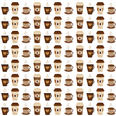 Scrapbook Supply - Go Cup (Coffee Lover Collection) Double-Sided Paper