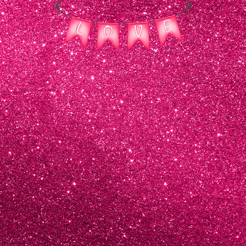 Scrapbook Supply - 12'x 12" Floating Hearts (Cupid's Calling Collection) Double-Sided Paper