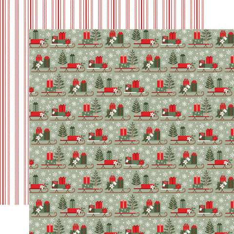 Echo Park 12"x 12" Christmas Delivery (Christmas Time) Double-Sided Cardstock