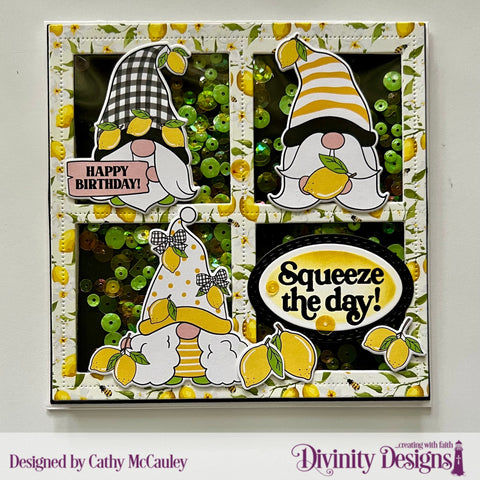 Divinity Designs - Lemon Gnomes Paper/Die Duo