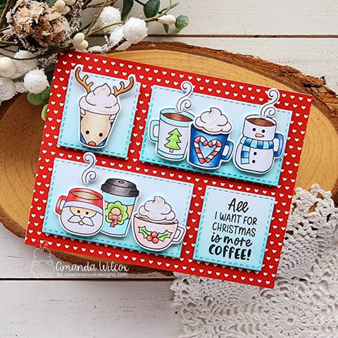 Newton's Nook - Christmas Coffees Stamp Set