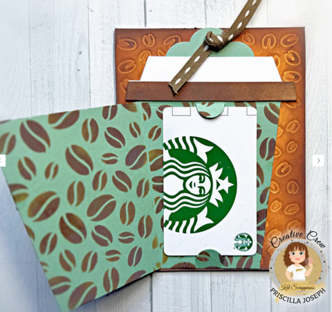 Kat Scrappiness - Cuppa Joe Gift Card Tag Die