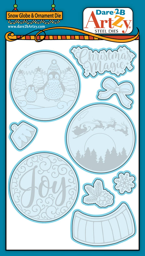 Dare 2B Artzy - Snow Globe & Ornament Die
