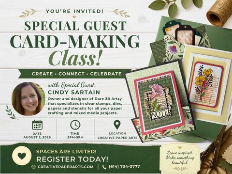 Dare 2B Artzy Card Class with Cindy