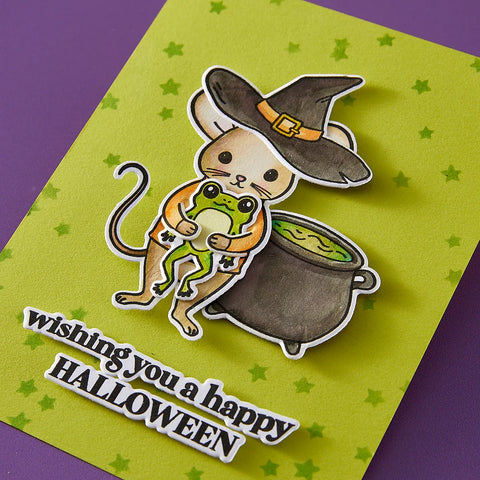 Hero Arts - Season's Creepings Stamp & Die Combo Set