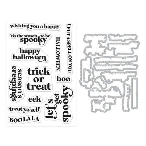 Hero Arts - Season's Creepings Stamp & Die Combo Set