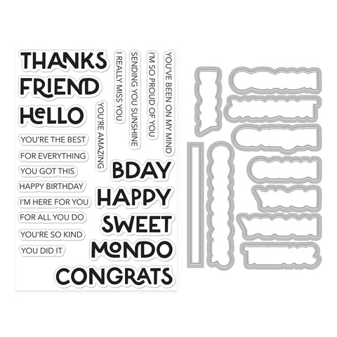 Hero Arts - Perfect Pairs Stamp & Die Combo