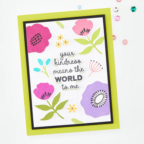 Hero Arts - Say It Inside & Out Stamp & Die Combo