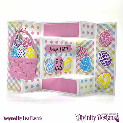 Divinity Designs - Flower Eggs Paper/Die Duo (CBD157-132)