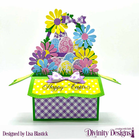 Divinity Designs - Flower Eggs Paper/Die Duo (CBD157-132)