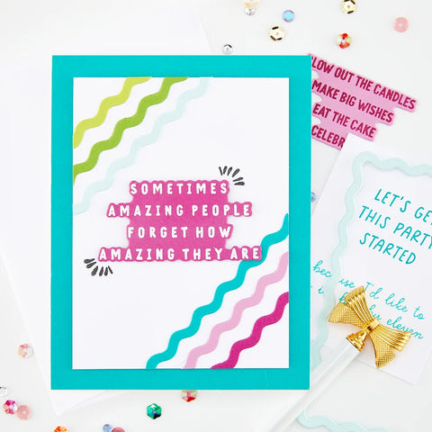 Hero Arts - Say It Inside & Out Stamp & Die Combo