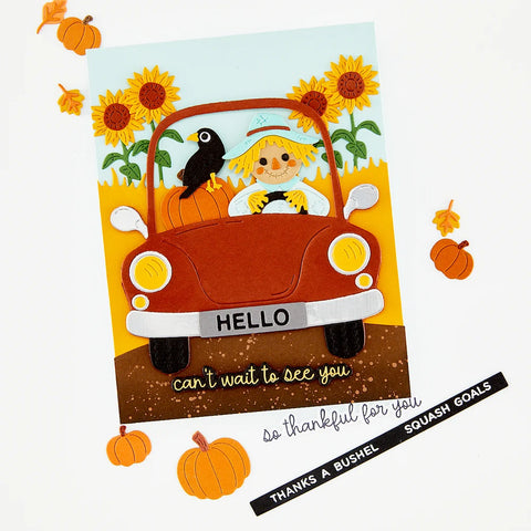 Hero Arts - Beep Beep Leaf Peepers Die Set