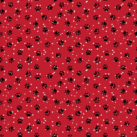 Scrapbook Supply - 12"x 12" Santa Bones (Merry Woofmas Collection) Double-Sided Paper