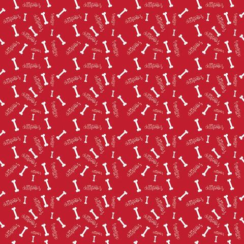 Scrapbook Supply - 12"x 12" Merry Woofmas (Merry Woofmas Collection) Double-Sided Paper