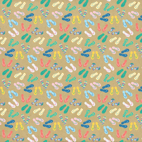 Echo Park - Summer Shoes (Dive into Summer) Double-Sided Paper