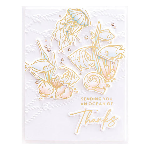 Spellbinders - Cast Away 3D Embossing Folder