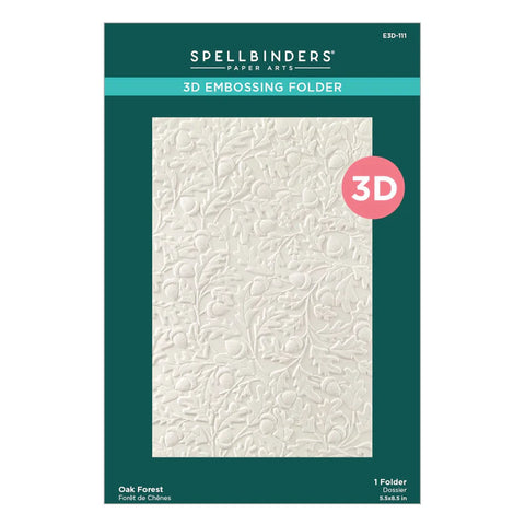 Spellbinders - Oak Forest 3D Embossing Folder