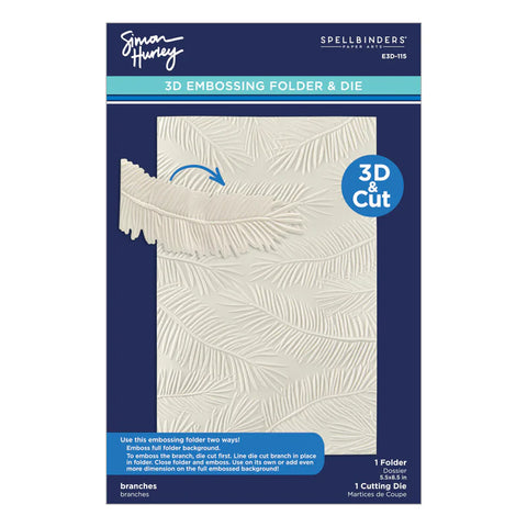 Spellbinders - Branches (w/Branch Die) 3D Embossing Folder