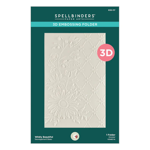 Spellbinders - Wildy Beautiful 3D Embossing Folder