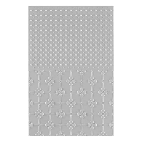 Spellbinders - Polka Dot & Posy Duo 3D Embossing Folder