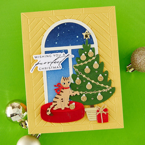 Spellbinders - A2 Herringbone 3D Embossing Folder