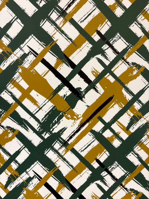 12"x 12" Paint Plaid Single-Sided Paper
