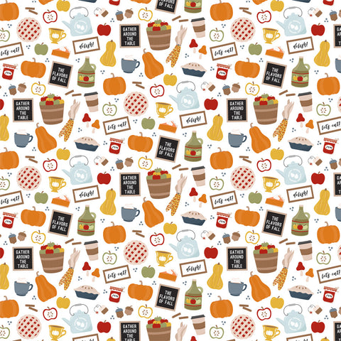 Echo Park - 12"x 12" Flavors of Fall (Fall Fever) Double-Sided Paper