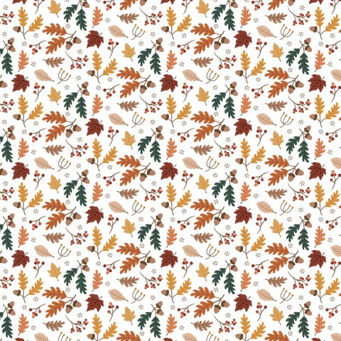 Echo Park - 12"x 12" Fallen Fall Foliage (Feels Like Fall) Double-Sided Paper
