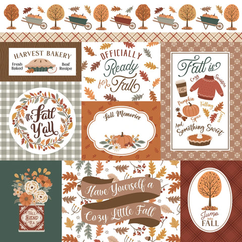 Echo Park - 12"x 12" Fall Journaling Cards (Feels Like Fall) Double-Sided Paper