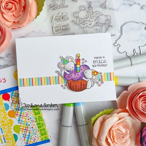 Newton's Nook - Birthday Mice Stamp Set