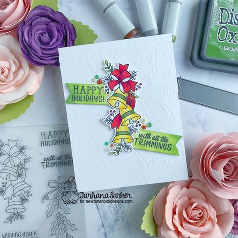 Newton's Nook - Bells & Holly Stamp Set