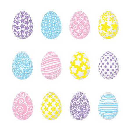 Divinity Designs - Flower Eggs Paper/Die Duo (CBD157-132)