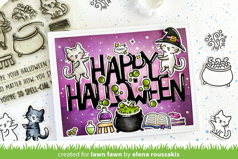 Lawn Fawn - Giant Happy Halloween Die