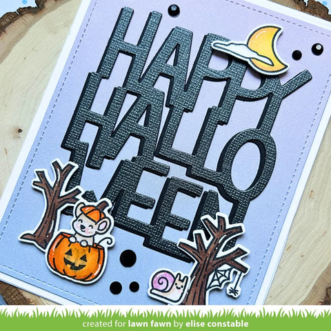 Lawn Fawn - Giant Happy Halloween: Portrait Die