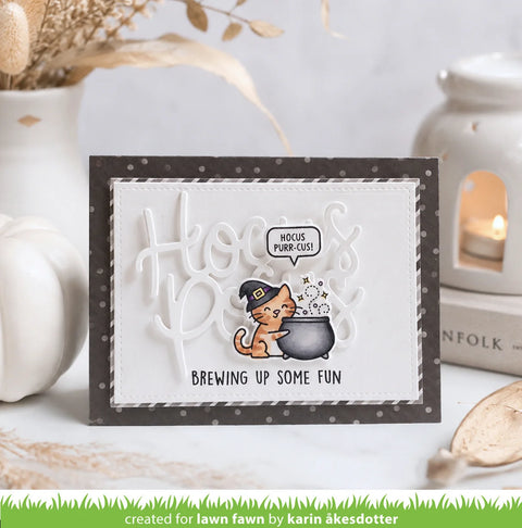 Lawn Fawn - Hocus Purr-cus! Dies