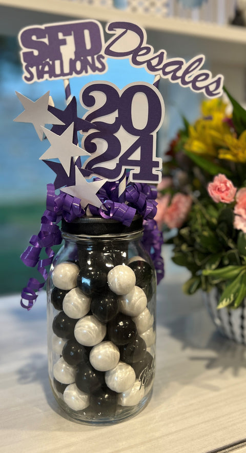 Gumball Jar Centerpiece Rental